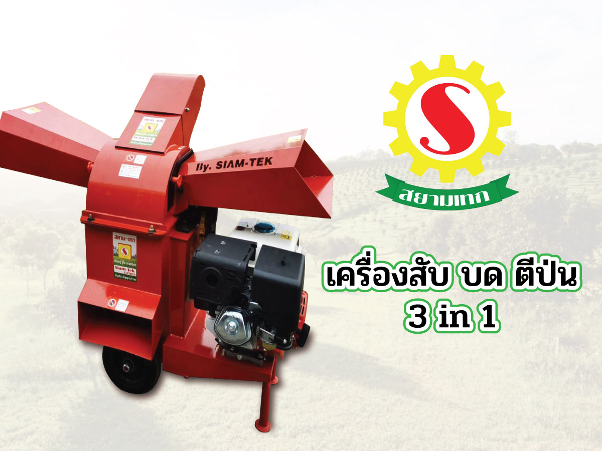 เครื่องสับ บด ตีป่น (3in1) : รุ่น 6ใบมีด และ รุ่น 12 ใบมีด